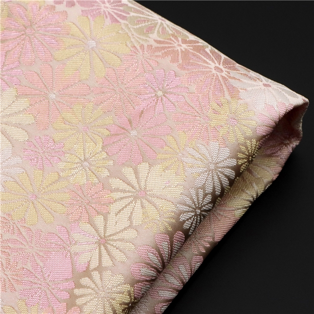 chinese style daisy jacquard fabric