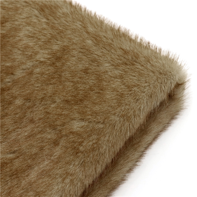 double color mink plush fabric 13#earth-yellow,50*170cm(19.7*66.9