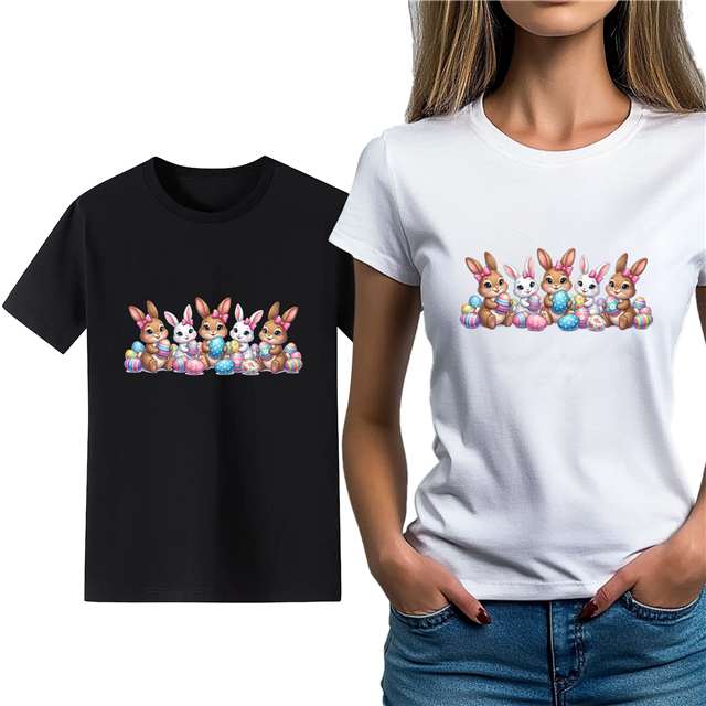 cotton Iron On Transfer Stickers and T-shirts