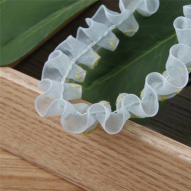 wrinkled wave lace webbing