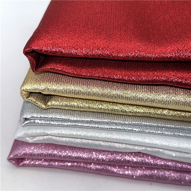 plain gold and silver jacquard fabric