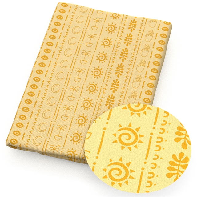 polyester cotton flower animal series polyester cotton fabric set (8 pcs/set)