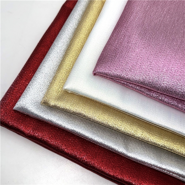 plain gold and silver jacquard fabric