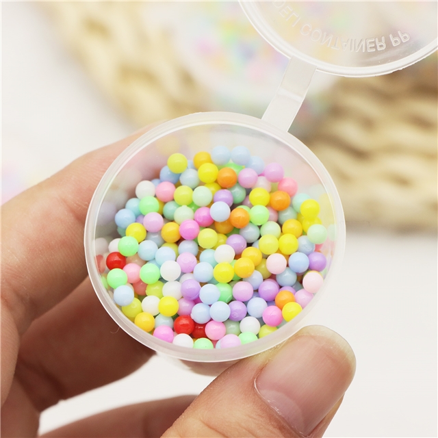 mixed color round beads (without hole)