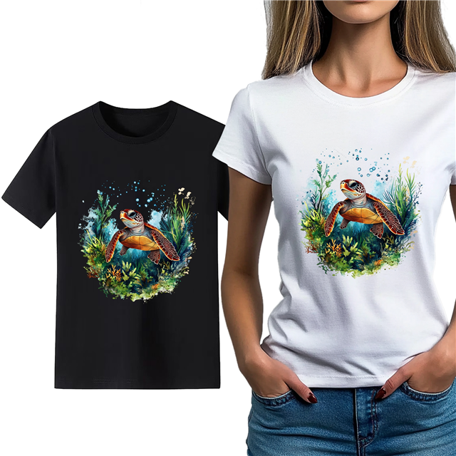 cotton Iron On Transfer Stickers and T-shirts