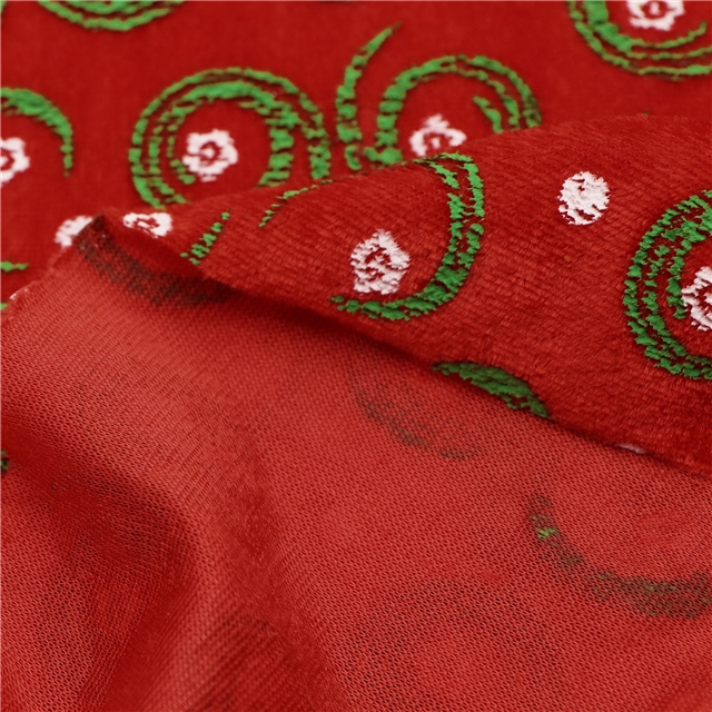 ink printing swirls velvet fabric