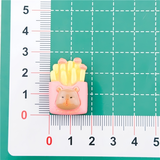 plastic/resin cute capybara 3d resin accessories