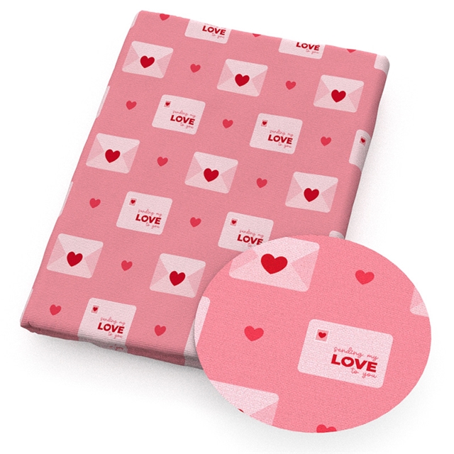 polyester cotton valentine