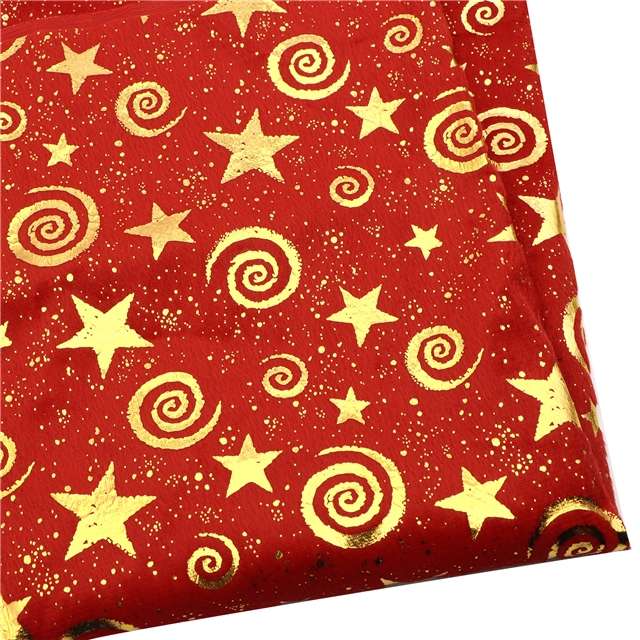 hot stamping swirls star velvet fabric