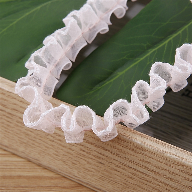 wrinkled wave lace webbing