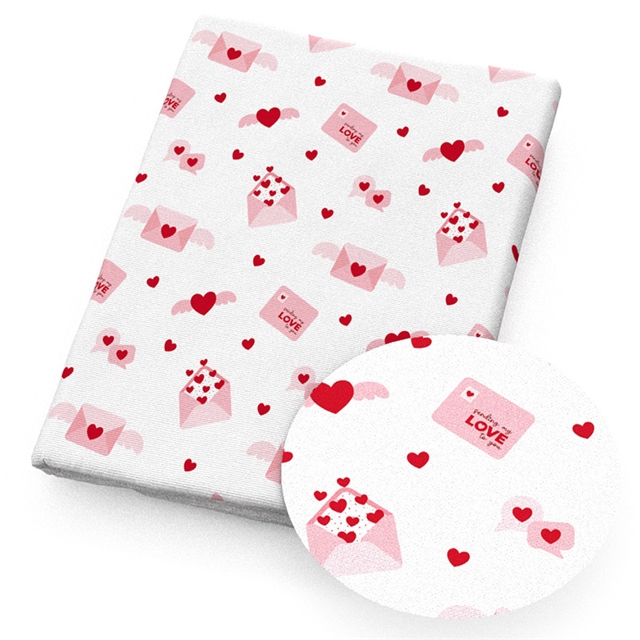 polyester cotton valentine