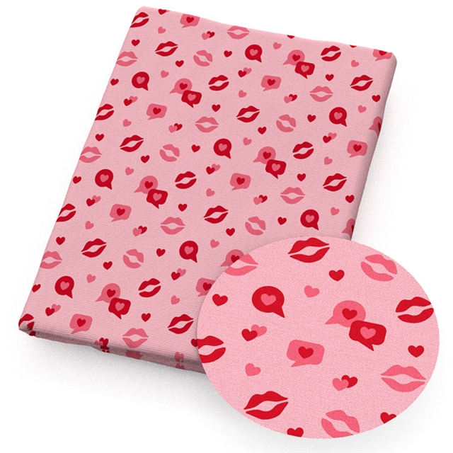 polyester cotton valentine