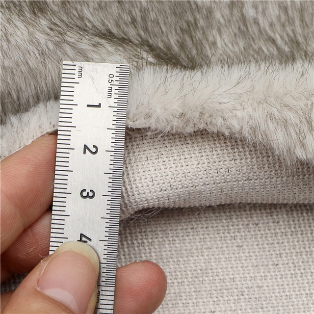 double color mink plush fabric 13#earth-yellow,50*170cm(19.7*66.9