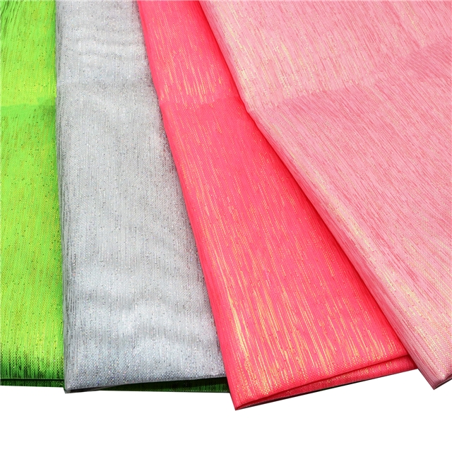 iridescent bright silk imitation linen