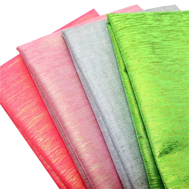 iridescent bright silk imitation linen