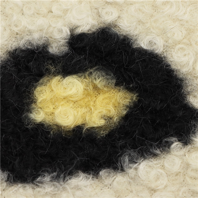 leopard print wool loop velvet fabric