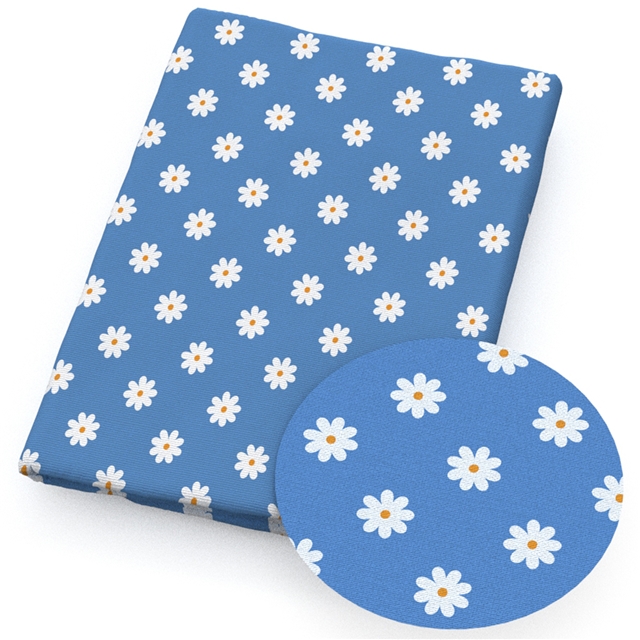polyester cotton geometric flower series polyester cotton fabric set (12 pcs/set) polyester cotton fabric,50*45cm(19.7*17.7
