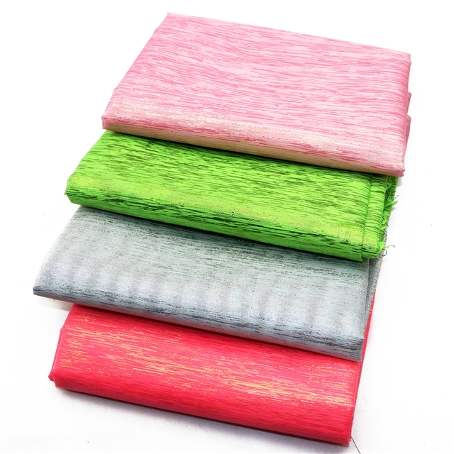 iridescent bright silk imitation linen