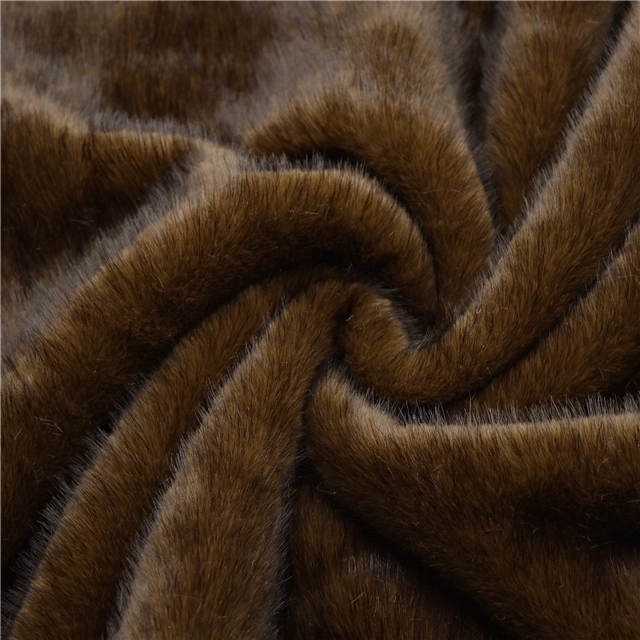 double color mink plush fabric 13#earth-yellow,50*170cm(19.7*66.9