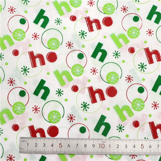 glitter christmas snowman ink printed faux linen fabric