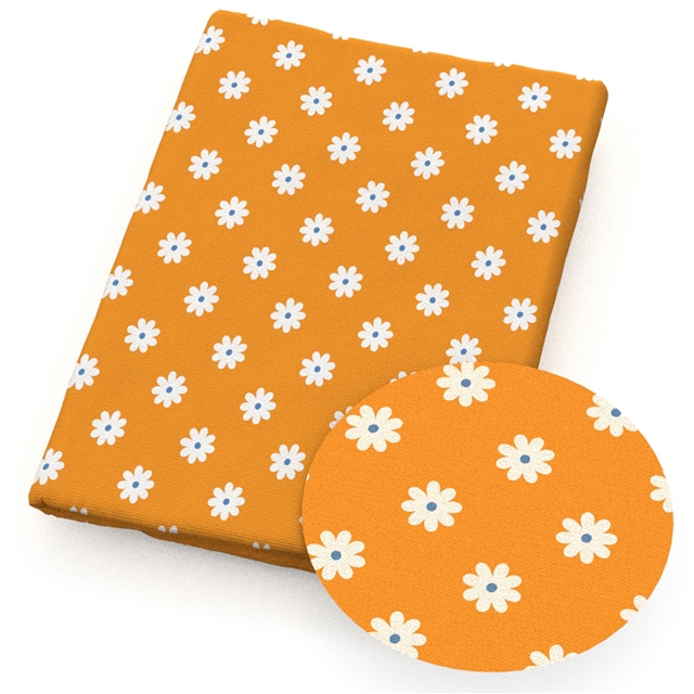 polyester cotton geometric flower series polyester cotton fabric set (12 pcs/set) polyester cotton fabric,50*45cm(19.7*17.7