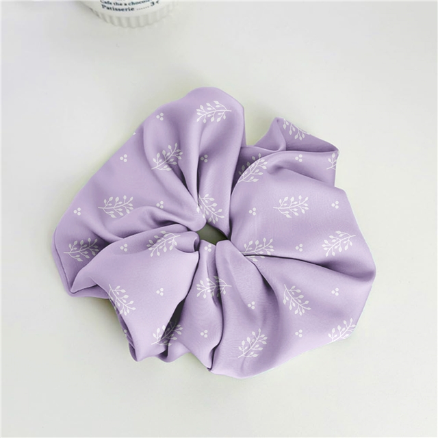 polyester cotton purple striped flower series polyester cotton fabric set (4 pcs/set)