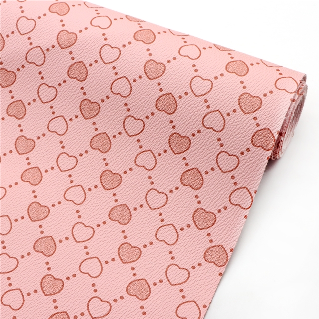 synthetic leather heart faux leather 30*140cm(11.8*55.1