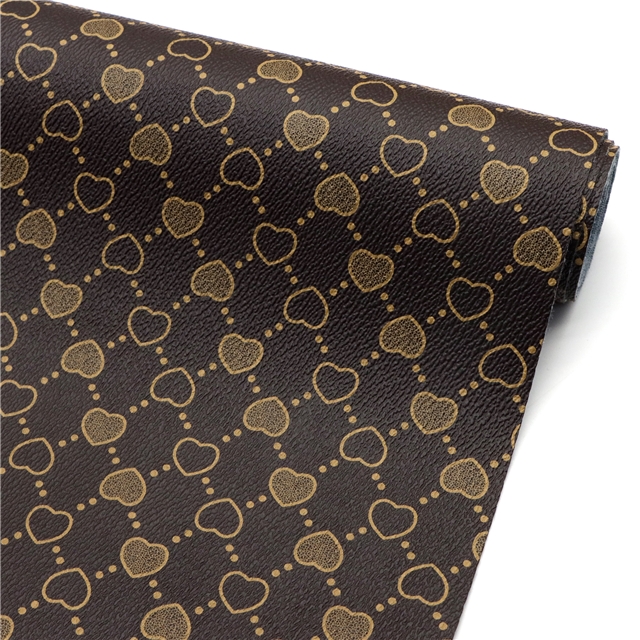 synthetic leather heart faux leather