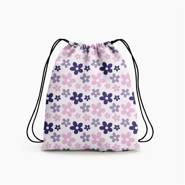 polyester cotton purple striped flower series polyester cotton fabric set (4 pcs/set)