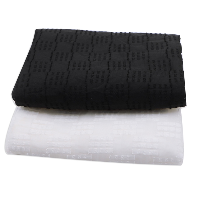organza small grid jacquard cutting fabric 1#white,50*140cm(19.7*55.1