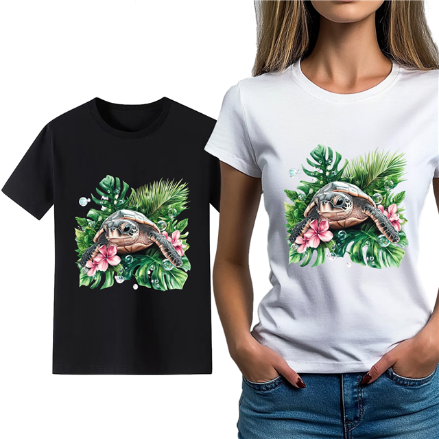 cotton Iron On Transfer Stickers and T-shirts