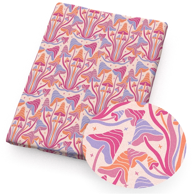 polyester cotton geometry leaves flowers series polyester cotton fabric set (12 pcs/set)