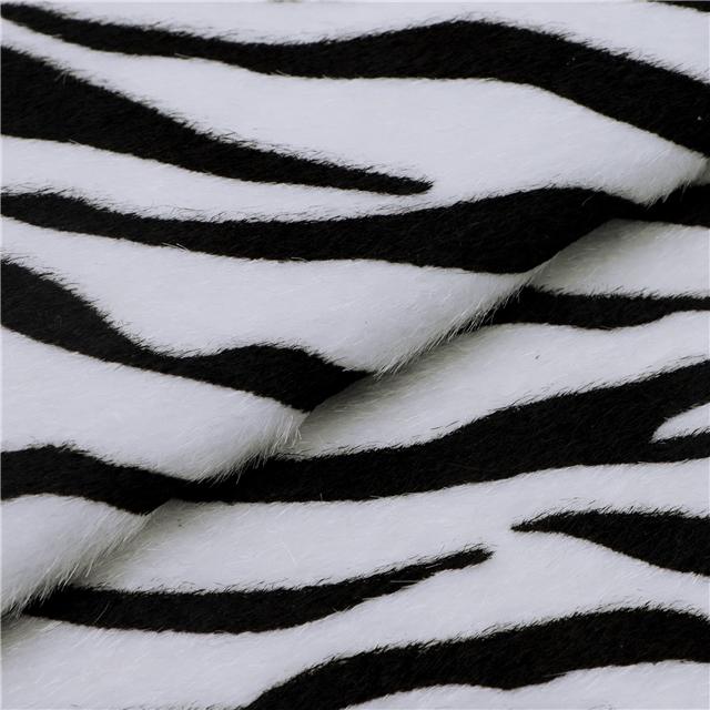 synthetic leather simulated horsehair zebra stripes faux leather