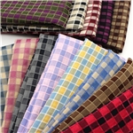artificial cotton chenille jacquard plaid fabric