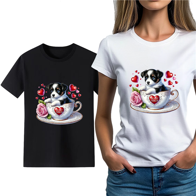 cotton Iron On Transfer Stickers and T-shirts