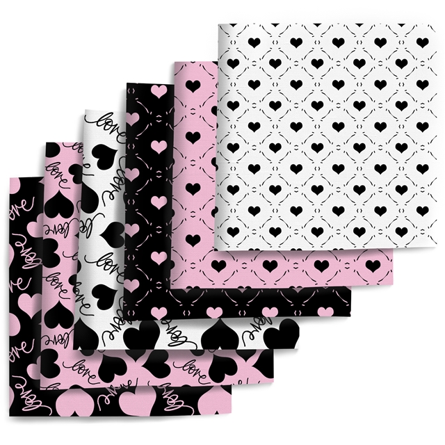 polyester cotton valentine