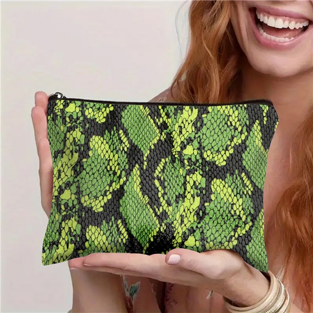 press bright snake patterned membrane velvet fabric