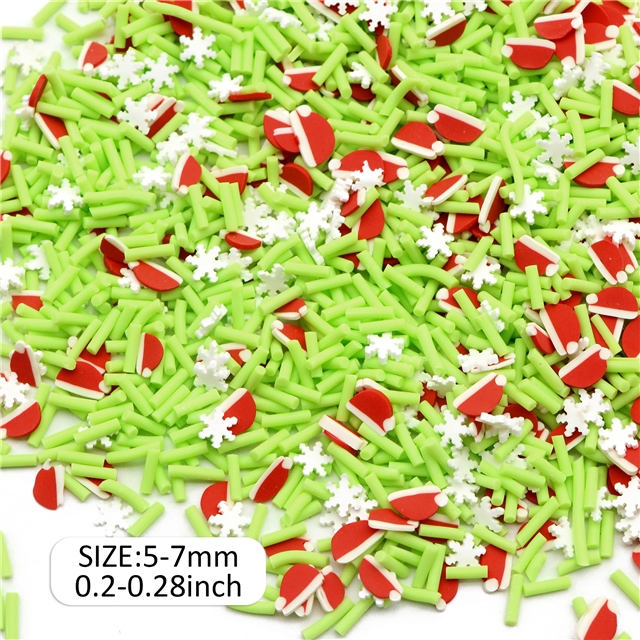 Christmas series soft ceramic slice packaging filler 18#,10g