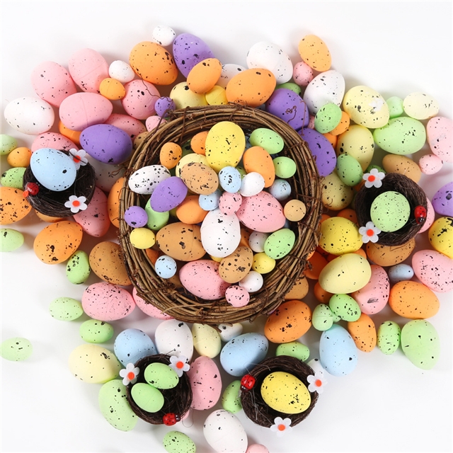 Foam colorful foam easter egg accessory