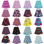 double sided printing african geometric patterns wax print fabric 