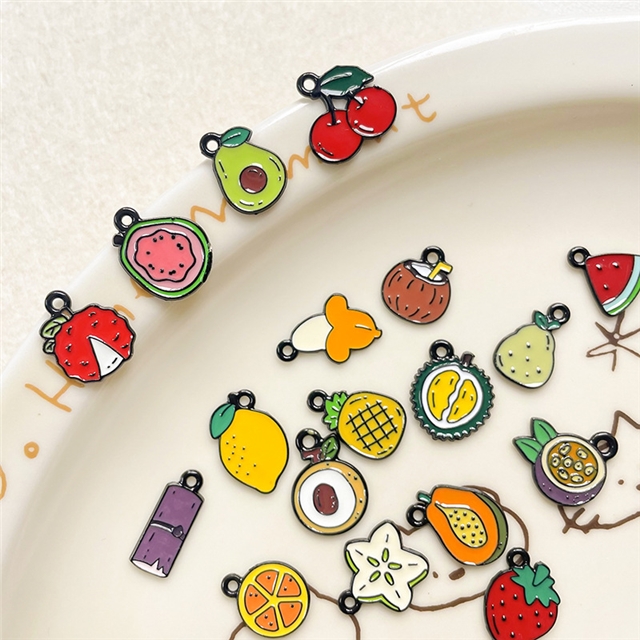 alloy Fruit Drop Oil Alloy Accessories