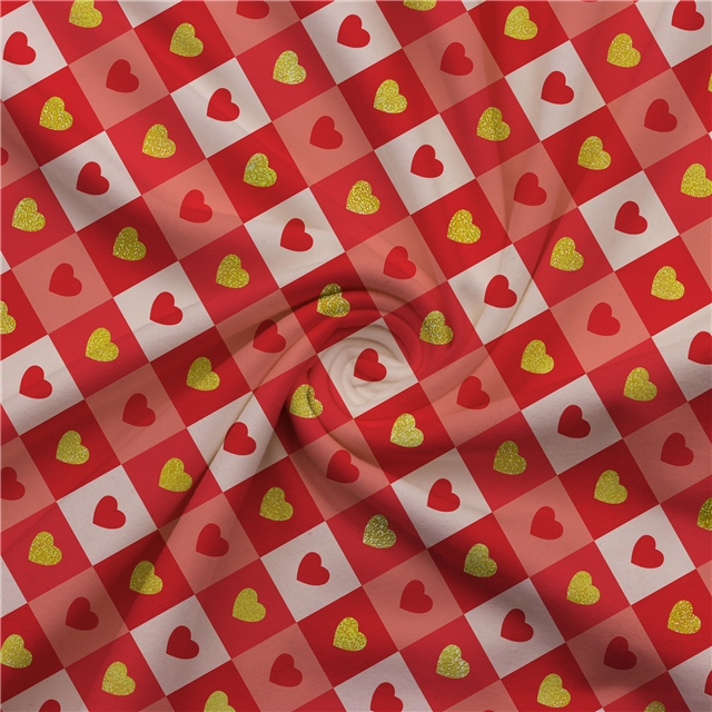 self printed gold foil faux leather fabric