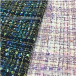 bright silk woolen woven small fragrant fabric