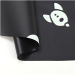 420d luminous print astronaut star moon coated with black glue Oxford cloth