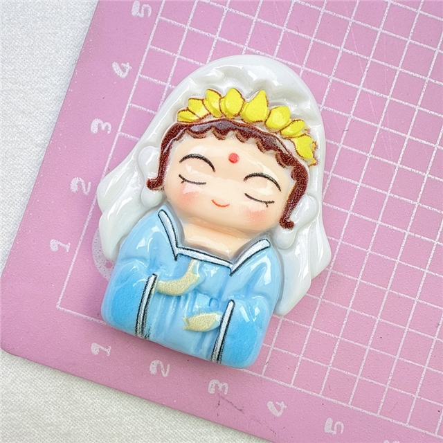 resin New Year God of Wealth Large 3D Resin Accessories