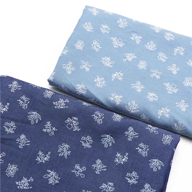 offset printing and tencel cotton denim fabric