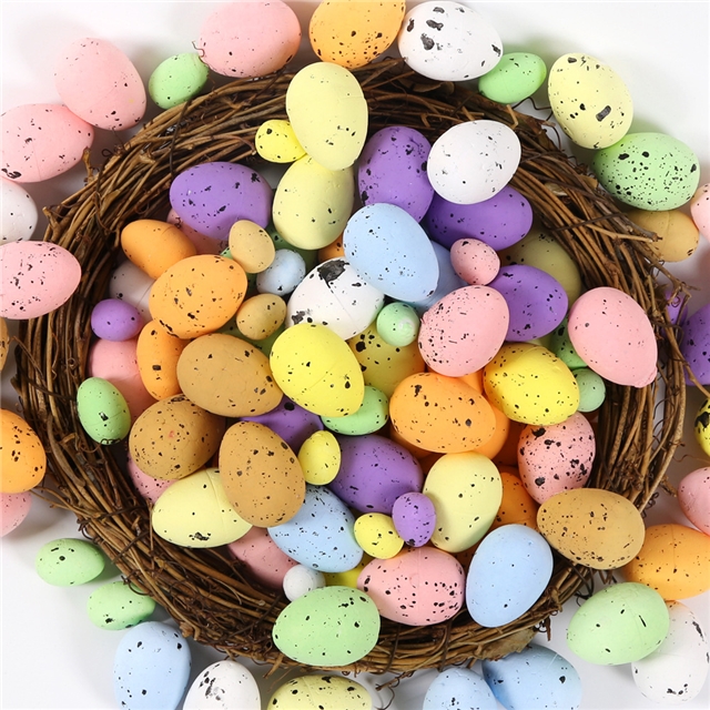 Foam colorful foam easter egg accessory