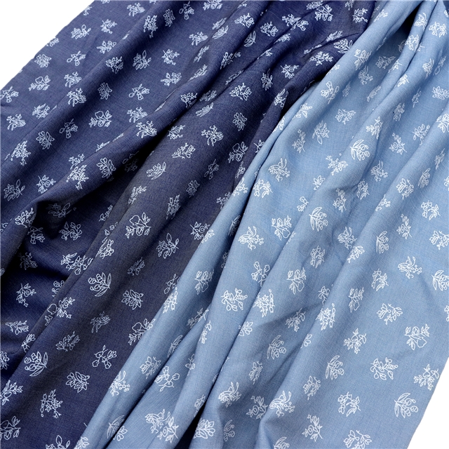 offset printing and tencel cotton denim fabric