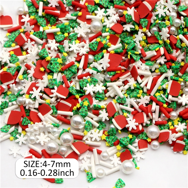 Christmas series soft ceramic slice packaging filler 22#