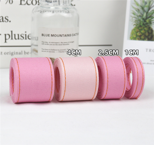 stitching line plain denim pressure strip webbing